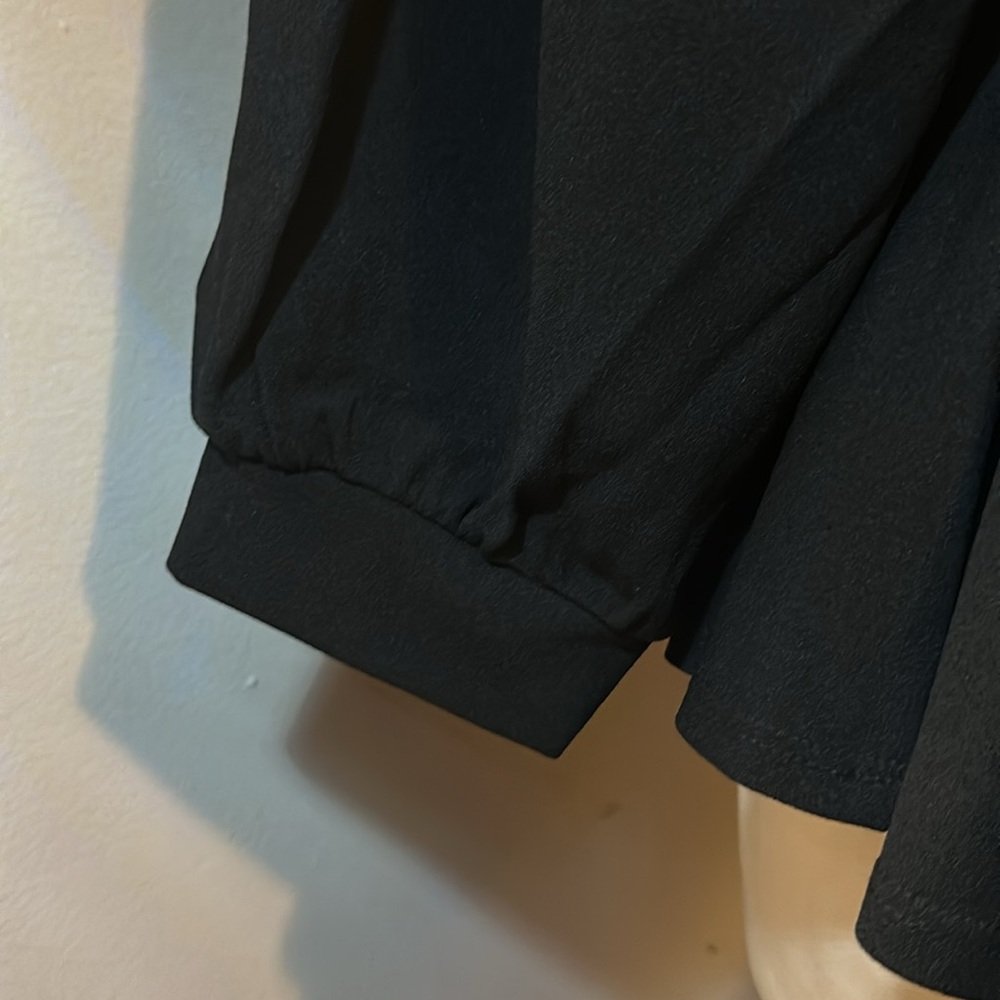 Black belted peplum blouse - Picture 3 of 6